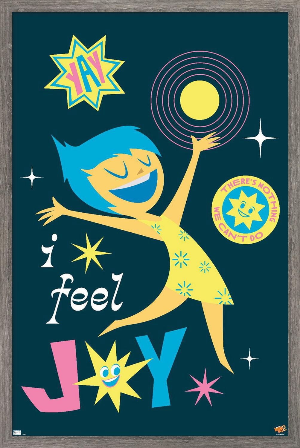 Disney Inside Out 2 - I Feel Joy Wall Poster