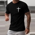 thumbnail image 2 of UANWENN T-Shirts à Manches Courtes pour Hommes Col Rond Chemises Imprimées Chemises T-Shirts à Capuche pour Hommes T-Shirts d'Annonce de Grossesse Hommes Lot de T-Shirts Grandes Tailles Chemises pour Hommes Grandes Chemises pour Hommes Manches Courtes, 2 of 3