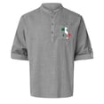 thumbnail image 1 of Shirt Top down Graphic T Shirt Men Mesh Sleeve Shirt Microfiber Tee Shirts for Men Printed Sleeve Long Sleeve Lightweight Shirt Men Mens Short Sleeve Crotch Shirt Button down Romper Button Romper Men', 1 of 3