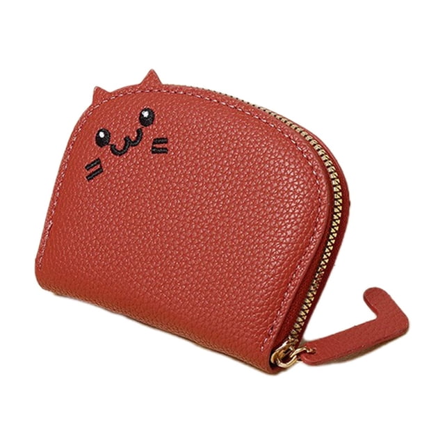 Wallet Women Small Personalized Small Wallet Women's Zipper Card Organized Mini Small Wallet Small and Exquisite Lovely Shape Suitable for Children Women Wallets for Women Cute