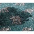 thumbnail image 4 of oneOone Viscose Chiffon Fabric Elephant Block Print Sewing Fabric BTY 42 Inch Wide, 4 of 4