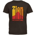 thumbnail image 1 of National Park Retro 70s Color Bars Zion Mens T Shirt, 1 of 1