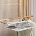thumbnail image 1 of Meitianfacai Short Neck Hanger Non Slip Thickened Clothes Hanger Household Storage Rack Plastic Hanger Creates The Hanger Space Saving Wardrobe Universal Hanger, Gray, 1 of 1