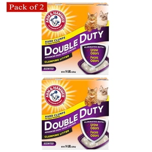 Arm & Hammer Litter à double usage, 14-Pounds (Boîte de 2)