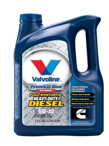 Valvoline 774038 Oil Premium Blue (R) SAE 5W-40; Synthetic; 1 Gallon Jug; Single