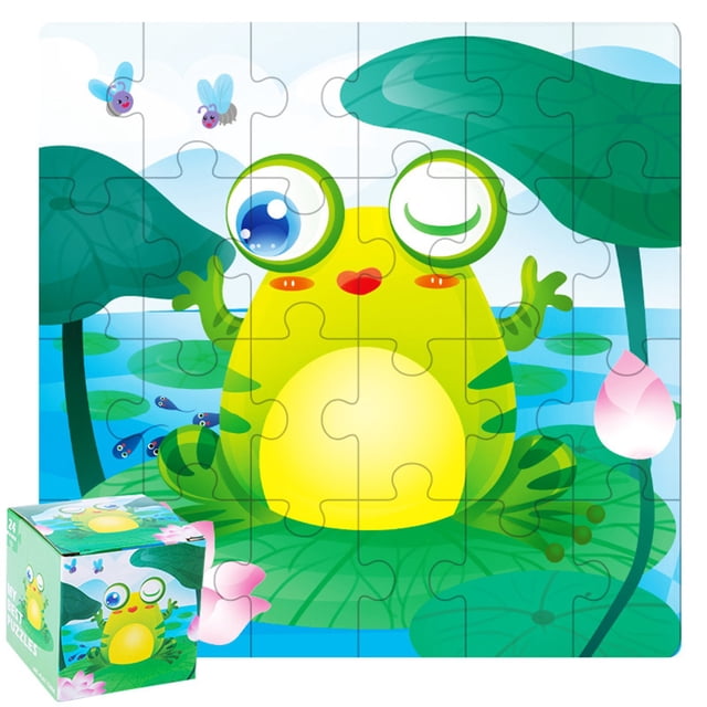 Wooden Puzzle, Shape Cognition Puzzle Learning Educational, Wooden Pattern Blocks for with Safe Paint