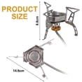 thumbnail image 2 of Backpacking Stoves That Elevate Your Outdoor Cooking Experience, Compact Ultralight & Wider Base For Stability, 2 of 5