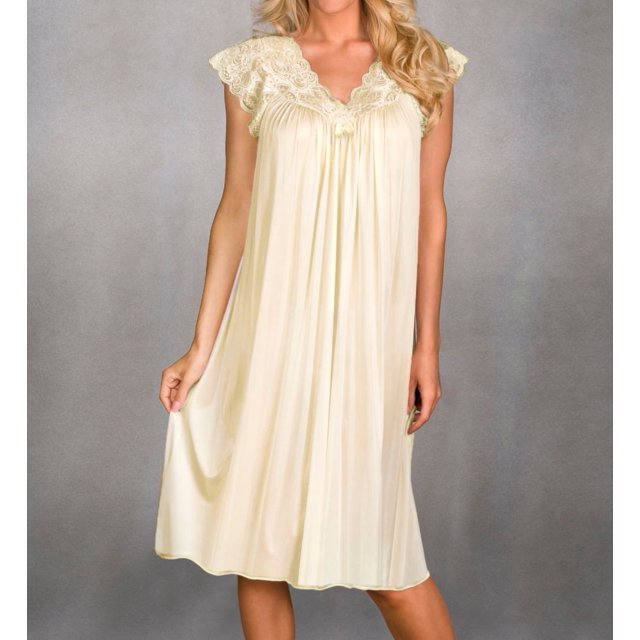 Robe Silhouette Shadowline 36737 pour Femme (Ivoire 2X)