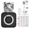 thumbnail image 4 of Label printer,With 11 Paper With Ios Android Printer Printer Support 57mm Compatible With Printer Portable Printer 11 Paper Rolls Compatible With Ios Paper Rolls 57mm All-in-one Saante Huiop, 4 of 7