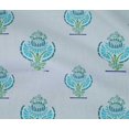 thumbnail image 4 of oneOone Cotton Flex Fabric Floral Block Printed Fabric 1 Yard 40 Inch Wide, 4 of 4