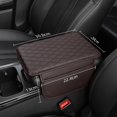 thumbnail image 1 of Car Storage Bag Universal Upgraded Center Console Cover Microfiber Leather Armrest Cushion with Storage Pockets for Enhanced Car Interior Organization, 1 of 3