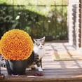 thumbnail image 3 of Boxwood Topiary For Outdoor Walkways Boxwood Lifelike Clean Look 1 Count Rose Winter Flower Garland Large Flowers Wall Decorations Real Looking Flowers Jasmine Flowers Roses Garland Carnations Flowers, 3 of 3