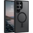 thumbnail image 1 of [PST] Samsung Galaxy S25 Ultra Case, Matte Rubber Hybrid Back Cover with Magnetic MagSafe Compatible, 1 of 5
