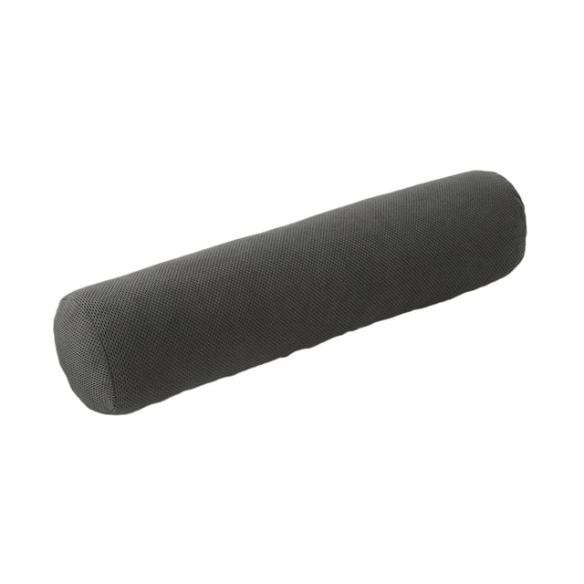 HHBEAUTY Round Pillow, Cervical Neck Roll Memory Pillow, Bolster Pillow, Round Neck Support for Sleeping | Bolster for Bed, Legs, Back and Yoga, Removable And Washable, Dark Gray