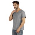 thumbnail image 2 of Inkmeso Men's V-neck Basic Tshirt Short Sleeve Solid Regular Fit Cotton Tee, 2 of 7