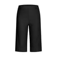 thumbnail image 3 of Liquidation d'Économies d'Été 2025! Shorts pour Femmes Shorts en Sergé Extensible Grande Taille Taille Fine à Enfiler Shorts de Randonnée Réguliers d'Été Décontractés avec Poches, 3 of 8