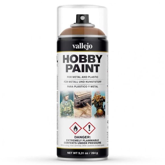 Acrylicos Vallejo VJP28014 Peinture en Aérosol 400 ml - Brun Cuir
