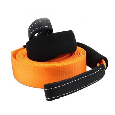 Courroie de Remorquage de Voiture Robuste 5 m 5 Tonnes avec 2 Crochets de Remorquage, Accessoires de Voiture, Cordes de Remorquage pour Voiture, Facile à Utiliser