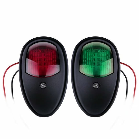 Lampe de Navigation Marine en Plastique ABS 12 V à DEL, Lampe de Signalisation, Lumière d'Avertissement