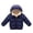 Dark Blue, variant on Toddler Winter Coats Children Warm Coat Winter Baby Girls Boy Plus velvet thickening Hooded Jacket Cotton-padded Coat 2-6T Toddler Kids Clothing