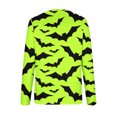 thumbnail image 4 of Liquidation à 50 % Chandail Surdimensionné pour Femmes 2023 Imprimé d'Halloween Classique Col Rond Manches Longues Chandail Ample Hauts, 4 of 4