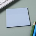 thumbnail image 3 of Transparent PET Sticky Notes Pack - Semi-See-Through Student Reminder Sheets for Books, Files & Office Annotation - 75x75mm, 3 of 9