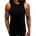 thumbnail image 1 of Men Hooded Tank Fitness Sweatshirt, 1 of 4