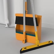 Suncoda Broom Dustpan, Wholesale of Household Soft Sets Plastic Stainless Steel Long Teeth Dustpan Combination