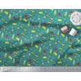 thumbnail image 3 of Soimoi Georgette Viscose Fabric Heart,Vehicles & Animals Cartoon Printed Craft Fabric by The Yard 42 Inch Wide, 3 of 3