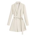 thumbnail image 1 of CEHVOM Mode Femmes Manteau Blouse à Double Boutonnage Ajusté Manteau Blazer Liquidation, 1 of 6