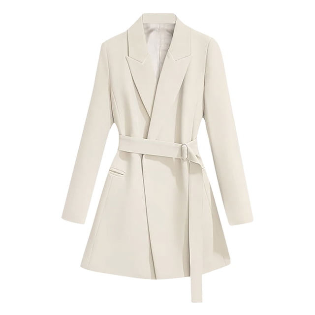 CEHVOM Mode Femmes Manteau Blouse à Double Boutonnage Ajusté Manteau Blazer Liquidation