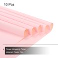 thumbnail image 3 of Unique Bargains Double Sided Color Flower Wrapping Paper Pink 22.8'x22.8' Waterproof 10 Pack, 3 of 5