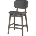 thumbnail image 1 of Bowery Hill Bay Point de Diamant Rembourré Tabouret Hauteur de Comptoir, 1 of 8