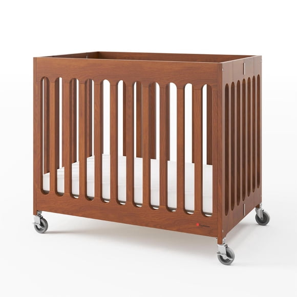 Foundations Boutique Mini Crib, Cherry