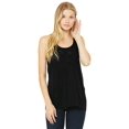 thumbnail image 2 of Bella Ladies Flowy Racerback Tank, L, Forest Marble, 2 of 3