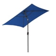 thumbnail image 4 of CorLiving 6.5ft x 6.5ft Square Tilting Outdoor Market Umbrella with Steel Frame and Durable Canopy, Cobalt Blue, 4 of 8