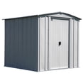 thumbnail image 1 of Arrow 8 x 8 x 6 ft Light Grey Shed, 1 of 7