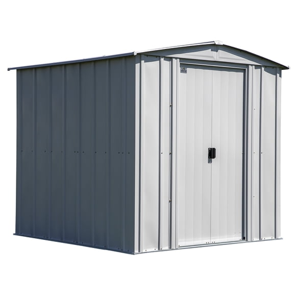 Arrow 6 x 7 x 6 ft Light Grey Shed