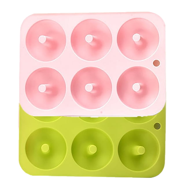 TIMIFIS Silicone Mold 2Pc Donut Baking Pan Non-Stick Dishwasher Decoration Tools Kitchen Gadgets
