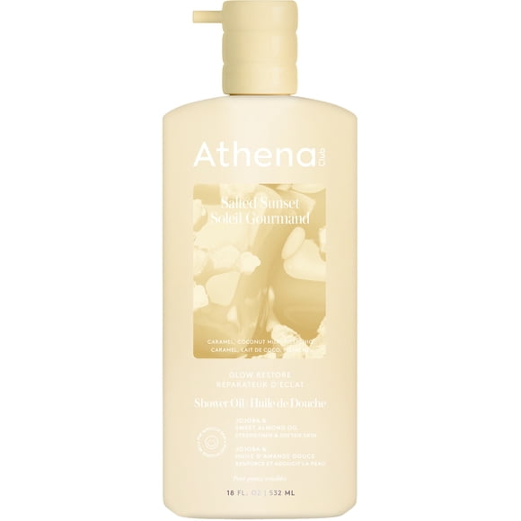 Athena Club, Glow Restore Shower Oil, Salted Sunset - 532mL