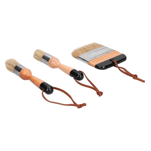 Home Improvement,3PCS Painting Waxing Paint Furniture Paint Brush Waxing Brushes Performance Driven