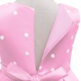 thumbnail image 4 of Liquidation d'Économies d'Hiver! PEZHADA Robe d'Hiver pour Fillette pour Tout-Petit, Style Explosion Vêtements pour Enfants Robe pour Fille à Pois Rétro Robe de Princesse pour Enfants Robe de Performance de Noël Rose 9-10 Ans, 4 of 6
