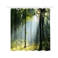 thumbnail image 2 of EGNMCR Rideaux, Rideaux pour Chambre Rideau de Douche Imprimé Polyester et Anti-Moisissure Salle de Bain et Rideau de Séparation Anti-Moisissure 150X180CM un Rideau, 2 of 2