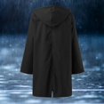 thumbnail image 4 of Baberdicy Plus Size Tops Rain Jacket Women's Breathable Large Sizes Raincoat Black Softshell Jacket Yellow Outdoor Jacket Transition Jacket Lightweight Jacket with Hood for Spring Autumn Hik, 4 of 6
