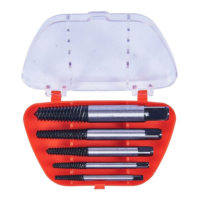 Yeacher Ensemble de 5 Extracteurs de Vis Outils de Retrait de Vis Endommagés Friction en Spirale