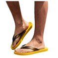 thumbnail image 1 of Dakaela Men's Flip Flops with Arch Support Summer Beach Thong Sandals Comfortable Quick Drying Slip on Slides Slippers for Men (10,Yellow), 1 of 8