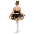 thumbnail image 2 of Hansber Robe Tutu de Danse pour Filles Enfants Paillettes Jazz Fête Robe de Danse Costume de Performance sur Scène Noir 6, 2 of 7