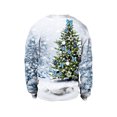 thumbnail image 1 of Chandail de Noël Laid pour Hommes Vêtements de Noël Décontractés Hauts Amples Jour de Noël Manches Longues Col Rond Chandail, 1 of 6