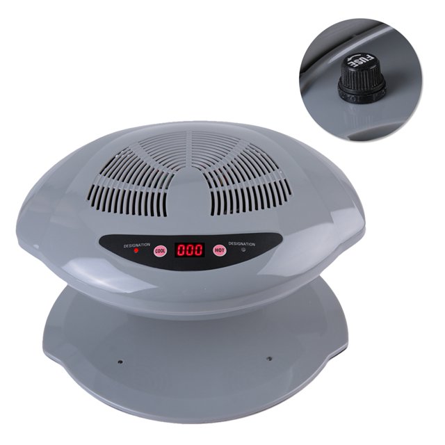 400W Air Nail Dryer, 2 In 1 Nail Polish Drying Fan Intelligent Sensor Manicure Tool Gift For Home & Salon Use US Plug 110V