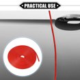 thumbnail image 2 of Unique Bargains Car Door Edge Guard 16.4ft U Shape Rubber Edge Trim Seal Strip Protector Universal PVC Iron Red, 2 of 7